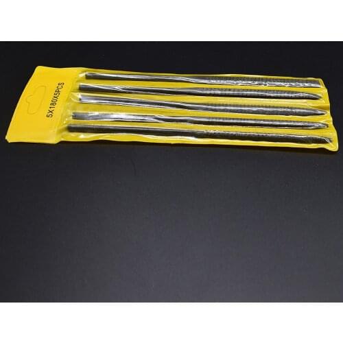 180mm Wax Carving File 5" Wax Needle File Flat Triangle Jewelry File Set 5 Piece