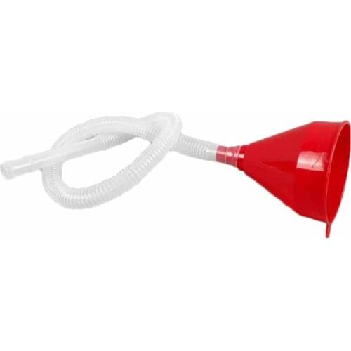 Plastic Automotive Car Motorcycle Pouring Repair Tool Leakproof With Pipe Durable Universal Flexible Oil Funnel