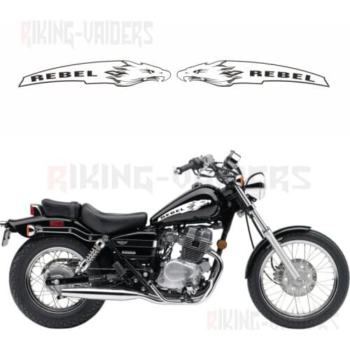 Custom Eagle Head Decal Fairing Stickers Saddlebag Vinyl Decals For Honda Rebel CA250 CMX250 CMX450
