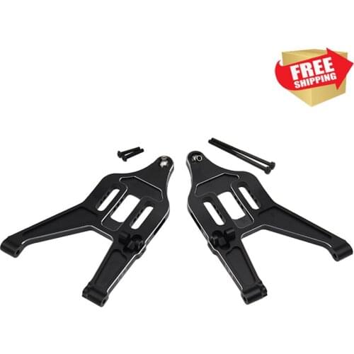 Radio control Black Aluminum Front Lower Arms for Traxs UDR option upgrade parts