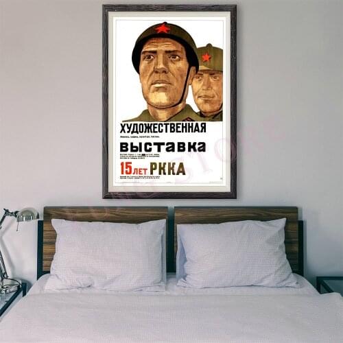 RE225 Retro Russian Style Painting Culture And Sports 102 Custom Silk Poster Home Deco Wall Art Christmas Gift