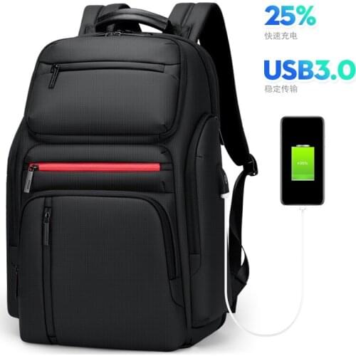 Splash-proof Laptop Backpack for Men 17 17.3 Inch High Capacity Multi-function Oxford Cloth Traveling School Backpack Usb