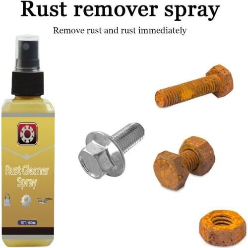 100ml Rust Remover All-purpose Rust Cleaner Spray Derusting Spray Car Maintenance Household Cleaning Tools Anti-rust Lubricant