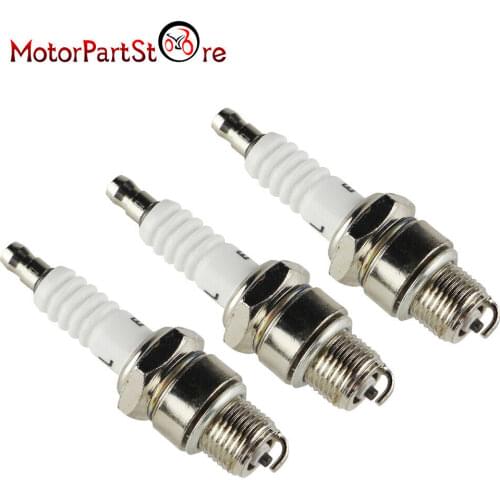 Motorcycle Spark Plug E6TC BP6HS for Yamaha PW50 PW60 PW80 PY80 G80Y LT50 LT80 Motorized Bicycle Quad Pocket Dirt Pit Bike