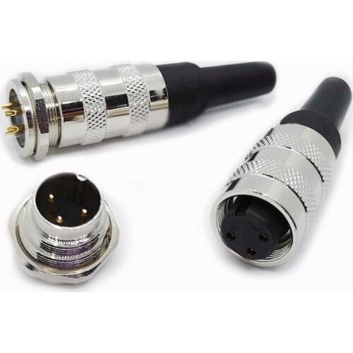ZHQCN Waterproof Female Plug Male Socket Aviation Connector M16 2 3 4 5 6 7 8 12 14 16 19 24 Pin Quick Sensor Signal Adapter