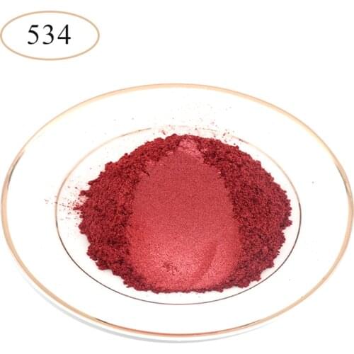Pearl Powder Coating Mineral Mica Dust DIY Dye Colorant 50g Type 534 for Soap Eye Shadow Cars Art Cr