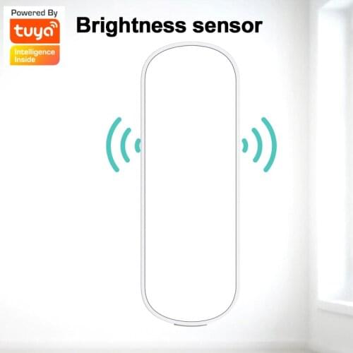 Zigbee Smart Brightness Sensor Wireless Light Sensor Intelligent Lighting Detection Brightness Sensor Smart Life App Control