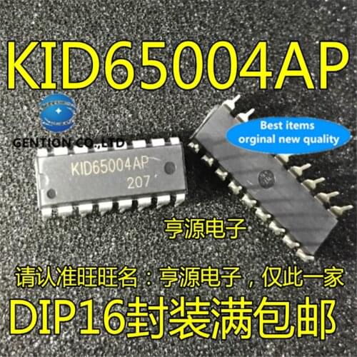 10Pcs KID65004 KID65004AP DIP16 in stock 100% new and original