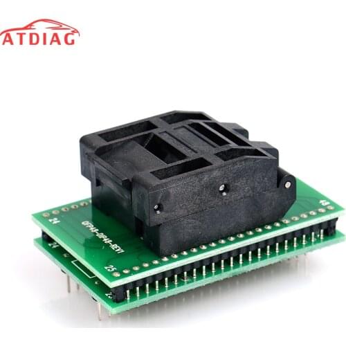 100% New High Quality QFP48 to DIP48 IC Test Socket 0.5mm Pitch /LQFP48 tO DIP48 Programming Adapter / TQFP48 to DIP48 Adapter