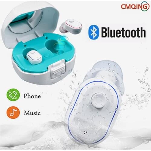 4 Channels Rechargeable Bluetooth Hearing Aids Digital Hearing Aids Wireless Mini ITC Ear Sound Amplifier With Charging Base