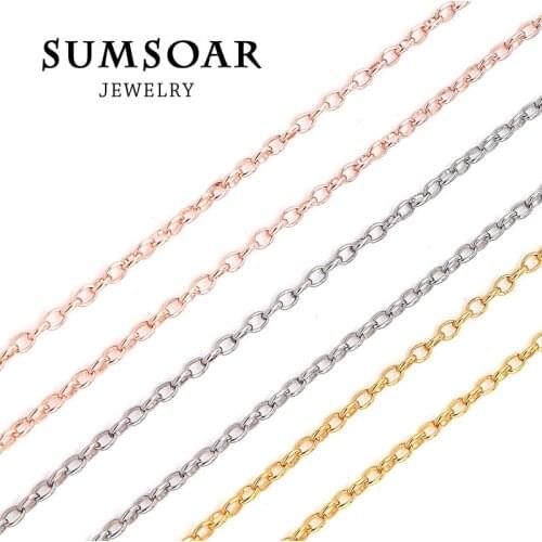 5pcs/lot Top Sale Ellipse Style Link Chain Necklace for My Coin Holder Frame Pendant Floating Locket
