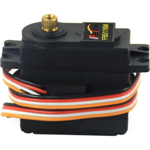 FEETECH with voltage feedback overload protection 4.8-6V voltage 15 kg 300 large angle FB5116M metal gear digital servo