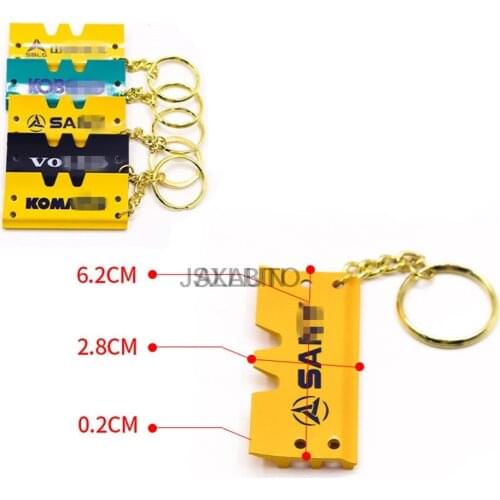 For excavator Cat Hitachi Komatsu Doosan Daewoo Kobelco Volvo Sumitomo chain shoe track shoe key chain key chain accessories