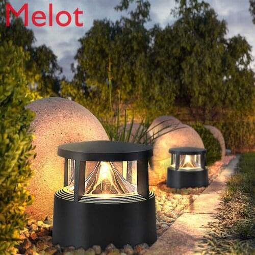 Pillar Lamp Outdoor Waterproof Wall Lamp Lawn Lamp Garden Lamp Flower Garden Lights Landscape Park Light