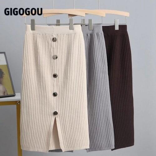 GIGOGOU High-waisted Pencil Skirts