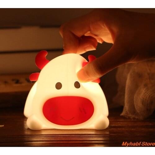 Голубой oak Night Lights