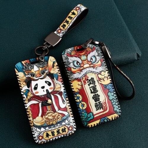 Leather Car Key Case cover For Renault Fluence Duster Megane Kadjar Clio Koleos Scenic Sandero Car Styling