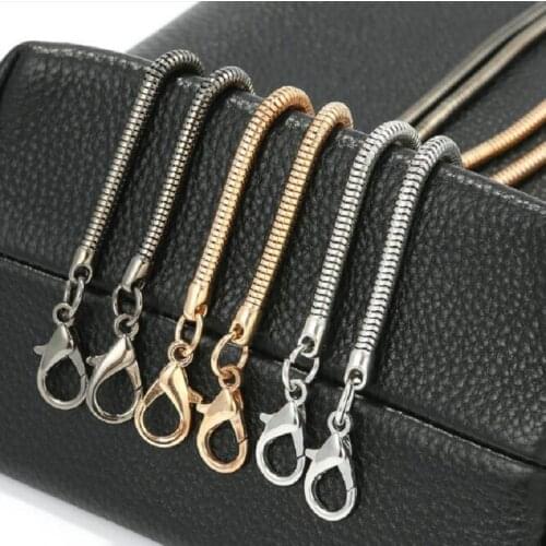 20pcs/lot) 120cm metal handbag accessories DIY snake bone chain metal bag with bag chain accessories