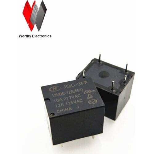 Wholesale 10pcs/lot relay JQC-3FF-12VDC-1ZS