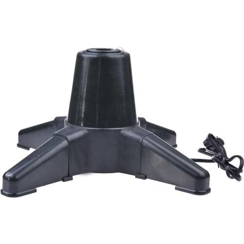 New Christmas Tree Stand Electric Christmas Tree 360 Degree Rotating Base Stand With 3 Gears For Christmas Tree Decoration