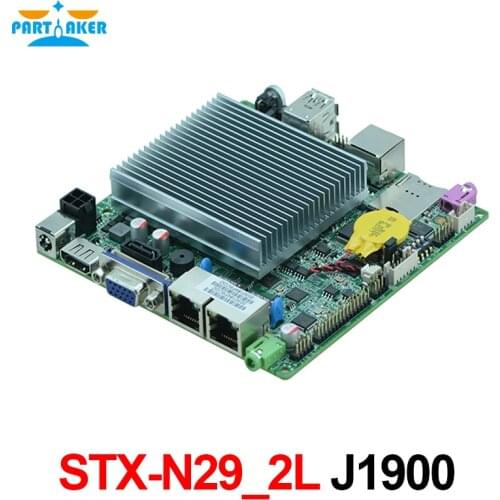 Partaker STX-N29_2L Baytrail J1900 Quad Core Dual LAN SATA MSATA LVDS Nano ITX Mainboard