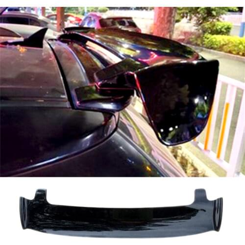 Use For Toyota Vitz Spoiler Rear Trunk Lid Car Spoiler Wing 2002--2013 ABS Material Customize Color DIY Paint Sport Car Spoiler