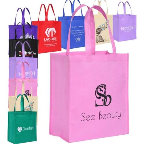 Wholesale Free Custom Reusable Cloth Shopping bags Promotional Shoping Bag Printing