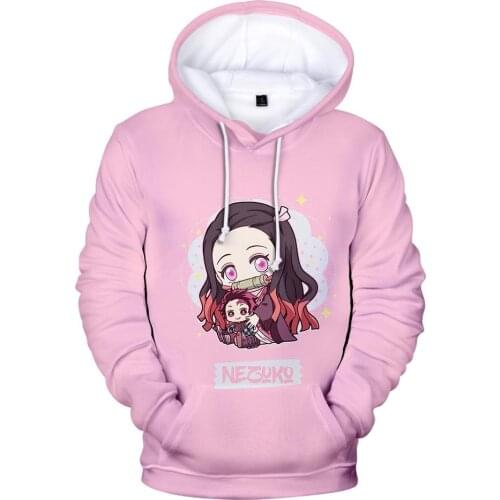 Aikooki 3D Demon Slayer Hoodies Women Sweatshirts Men Casual Hooded Streetwear Sweatshirts Demon Slayer 3D Hoodies Female Tops