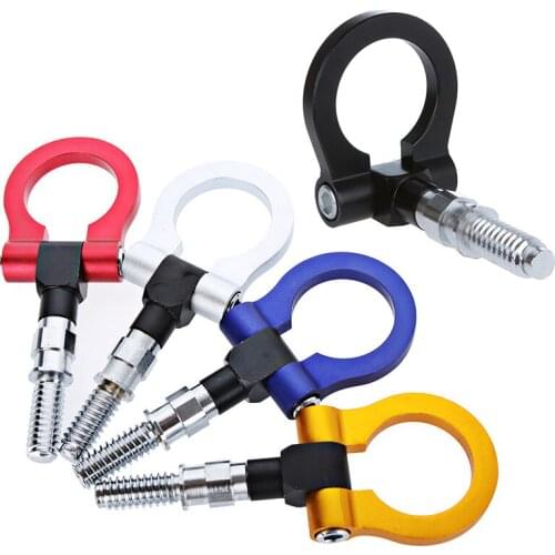 Universal 2018 KKMOON Racing Tow Towing Hook for BMW European Car Auto Trailer Ring Black