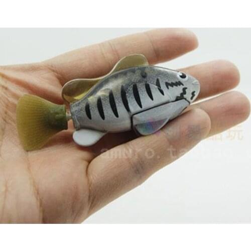 Funny Swim Electronic Pets Activated Battery Powered Robot Toy Fish Robotic Pet for Fishing Tank Decorating Fish Best Gift
