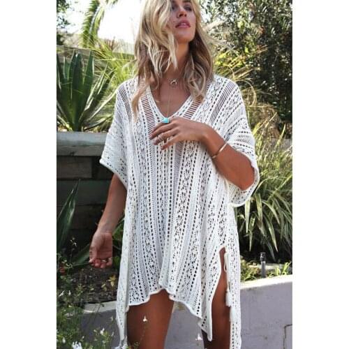 Women Sexy Beach Cover Up 2017 Hot Cardigan Top Coat Kaftan Bikini Cover Up Beach Dress Tunics for beach Saida De Praia Feminino