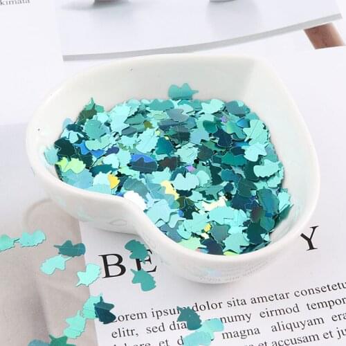 10g/Lot 5x8mm Ultrathin Unicorn Shape Nails Sequins For Nail Art Decoration Body Art Painting Wedding Gift DIY Glitter Sequin