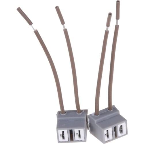 2pcs 2 Pin way Electrical Wire Connector Plug H7 Wiring harness Car automobile Connectors Adapters for HID car Lamp