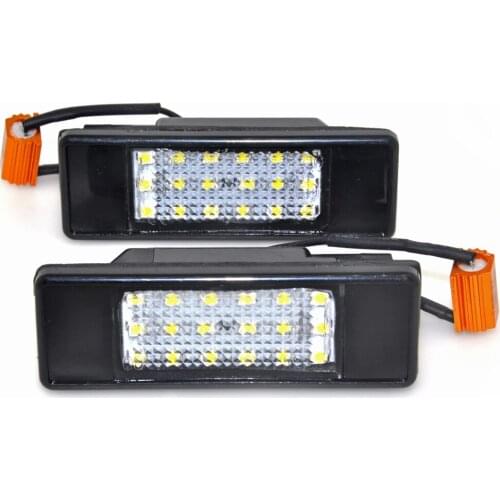 2Pcs Canbus Rear LED Number License Plate Light Kit For Mercedes W639 VITO VIANO(03-15), W906 Sprinte(06-16)
