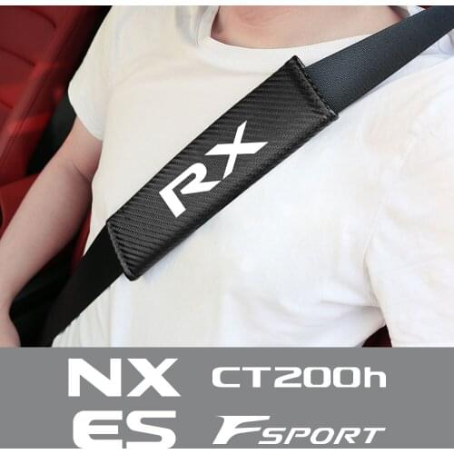 Car Styling Seat Belt Shoulder Pad Sleeve Safety Cover For Lexus CT200H ES FSPORT GS GX IS LS LX NX RX UX Auto Accessories