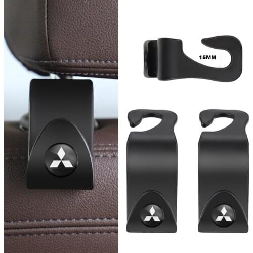 2Pcs Clips Car Seat Hook Auto Fastener Accessries For Mitsubishi Pajero Outlander Jinxuan ASX Lancer EX Galant Ralliart