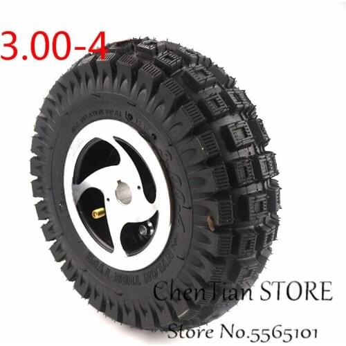 For 49cc ATV Quad Go Kart for Hand Trucks, Dolly, Lawn Mowers, Wheelbarrows,Utility Carts 3.00-4 4.10-4 trye tire wheel Rim hub