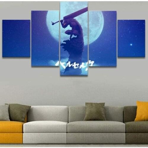 5 Piece Wall Art Canvas Anime Manga Pictures Rider Figure Modern Posters And Prints Home Living Room The Decoration Paintings