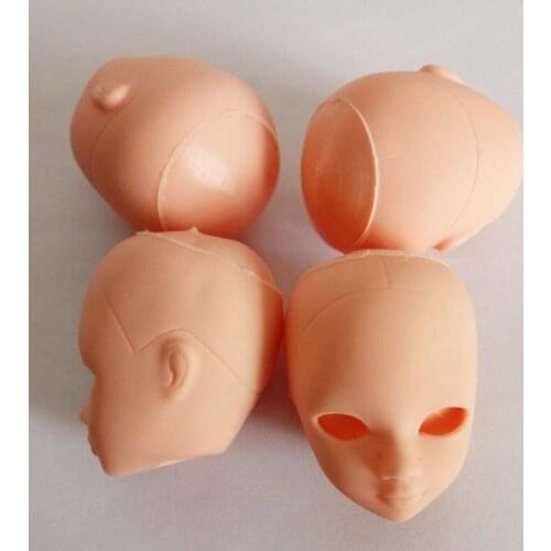 50PCS/LOT Doll Accessories Makeup Plastic Dolls Heads For Dolls DIY