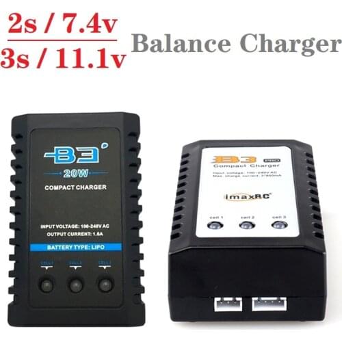 IMAX B3 Pro Compact Balance Charger for 2S 3S 7.4V 11.1V Lithium Battery Airsoft Gun battery high quality long-life Adapter