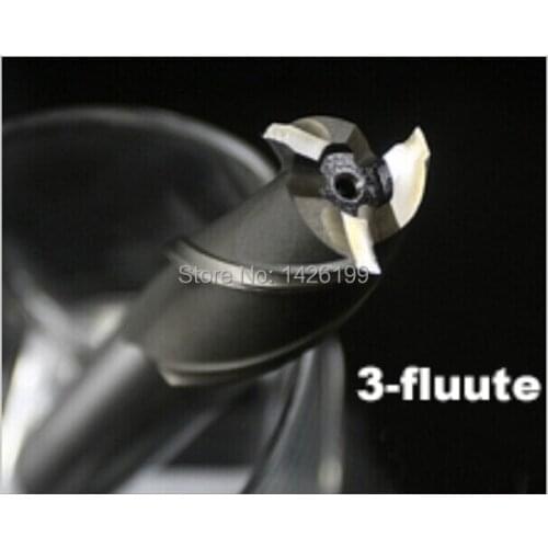 Free shipping 6 pieces / sets of 7.0 ~ 12mm 3 slot cutter, CNC equipment rotary cutter of milling cutters