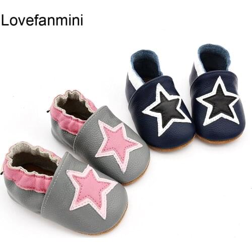 Baby Shoes Soft Genuine cow Leather Baby Boys Girls Infant toddler Moccasins Shoes Slippers First Walkers Non-slip 109