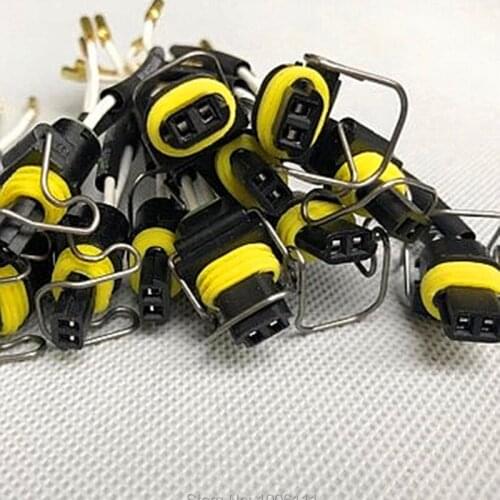 FOR CAT 330D 336D C9 Diesel Common Rail Injector Electromagnetic Valve Wire Connect Plug