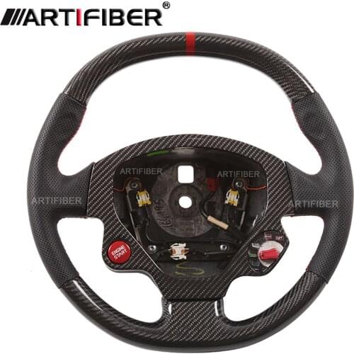 Race display 100% Real Carbon Fiber Steering Wheel for Ferrari
