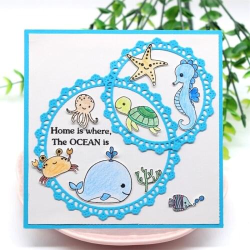 KLJUYP Flower Circles Metal Cutting Dies Scrapbook Paper Craft Decoration dies scrapbooking