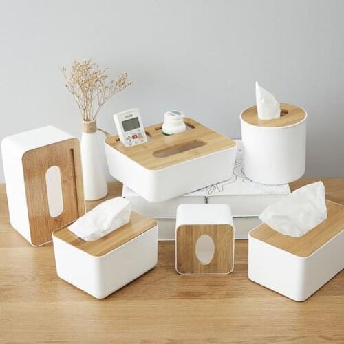 Tissue boxes porta toallitas humedas servilletero napkin holder ecoco car cover wet wipes baby dispenser organizer Wooden case