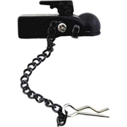 Metal Hitch Trailer Hook Upgrade Spare Parts for SCX10 90046 TRX4 1/10 RC Crawler Car