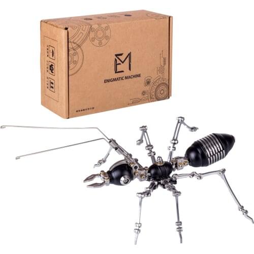 100Pcs DIY Metal Ant Model Kits Assembly Handmade Crafts For Home Decor For Children Toys Gift - Black Golden/Golden/Black/Red