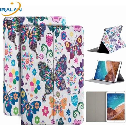 New Painted PU Leather Flip Case For Xiaomi Mipad 4 8 2018 Magnet Smart Cover for Mi pad 4 Pad4 8 inch+Film+Stylus