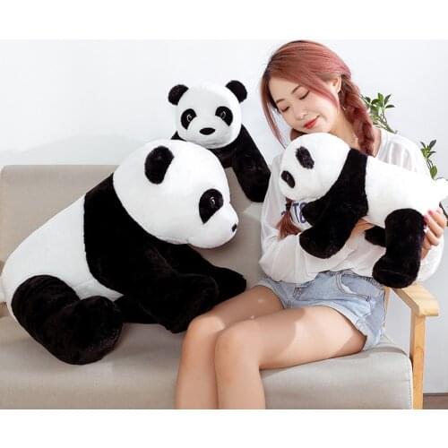 40-70cm Cartoon Panda Plush Toys Stuffed Lovely Animals Panda Doll Soft Sleep Pillow Baby Doll Kids Girls Appease Birthday Gifts